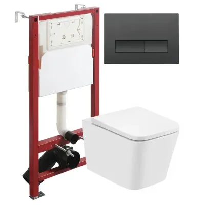 Agger ATI06100+APB100 Унитаз подвесной безободковый ...