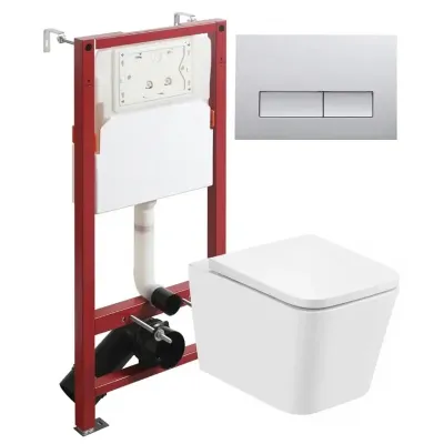 Agger ATI05100+APB244 Унитаз подвесной безободковый ...