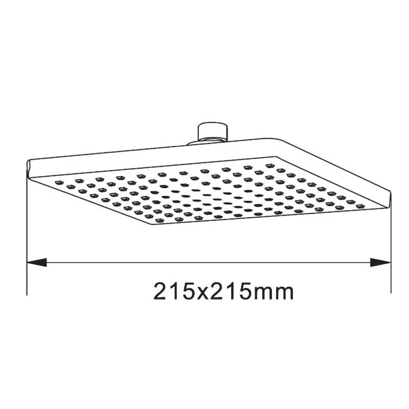 Верхний душ Agger Fresh ATS04, 215x215 мм