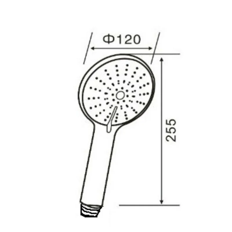 Лейка для душа Agger Breeze A01 d 120 мм, 5 режимов, хром