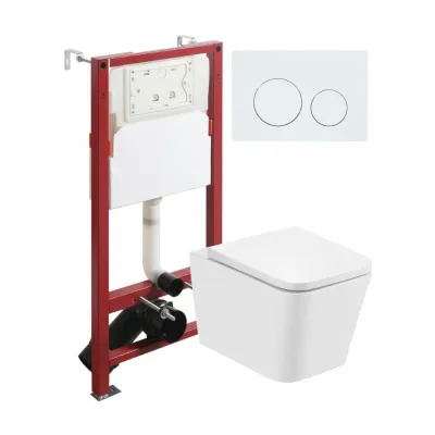 Agger ATI03100+APB288 Унитаз подвесной безободковый ...