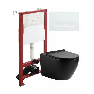 Agger ATI07150+APB100 Унитаз подвесной безободковый ...