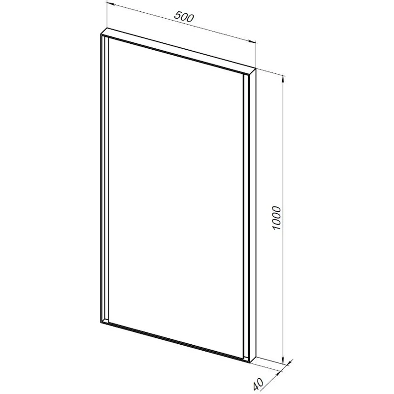 Зеркало Allen Brau Infinity 50 1.21021.BL черный