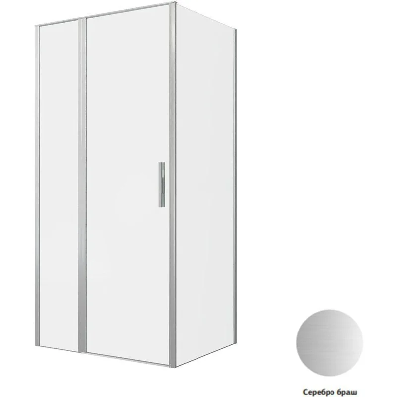 Душевой уголок Allen Brau Priority 100x90 3.31029.BA + 3.31044.BA серебро браш Душевой уголок Allen Brau Priority 100x90 3.31029.BA + 3.31044.BA серебро браш