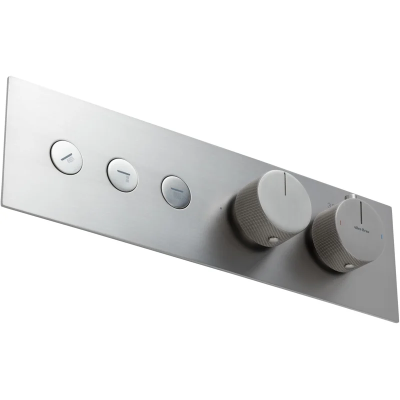 Смеситель для душа Allen Brau Liberty 5.33003-BN (с внутренней частью, 3 выхода) никель браш