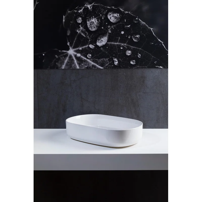 Раковина накладная Allen Brau Fantasy 55 4.11022.20 белый глянец