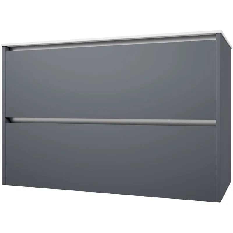 Тумба под раковину Allen Brau Activity 100 1.34014.BGM синий матовый/олива браш