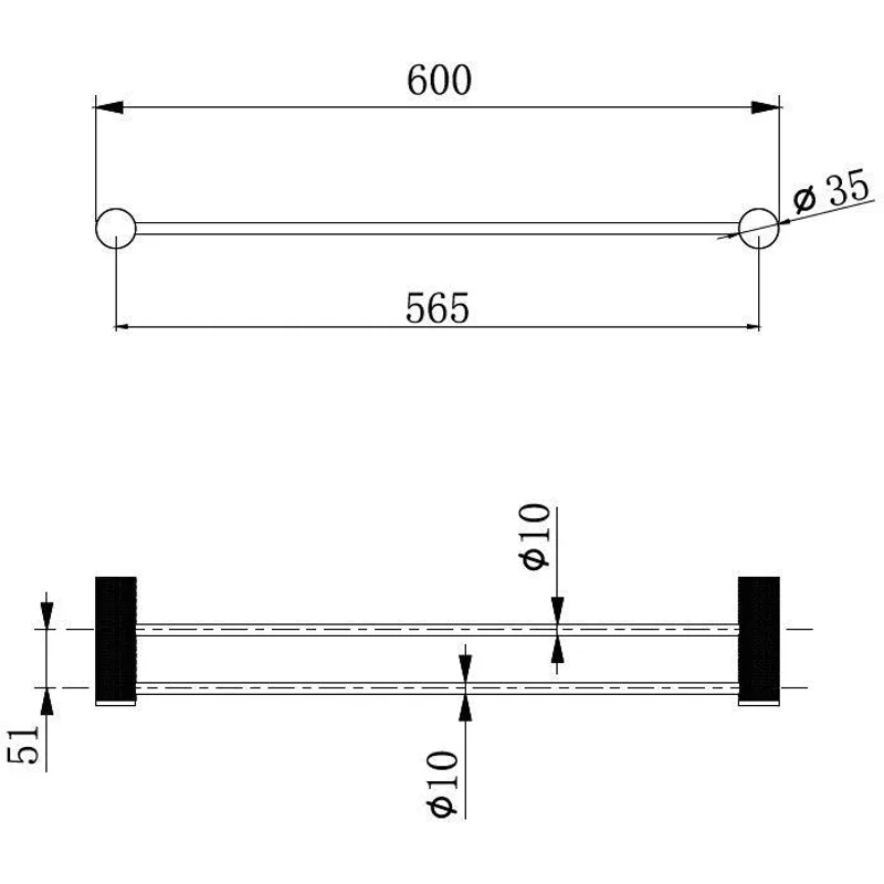 Держатель для полотенца Allen Brau Priority 4.0 6.31C12-BN никель браш