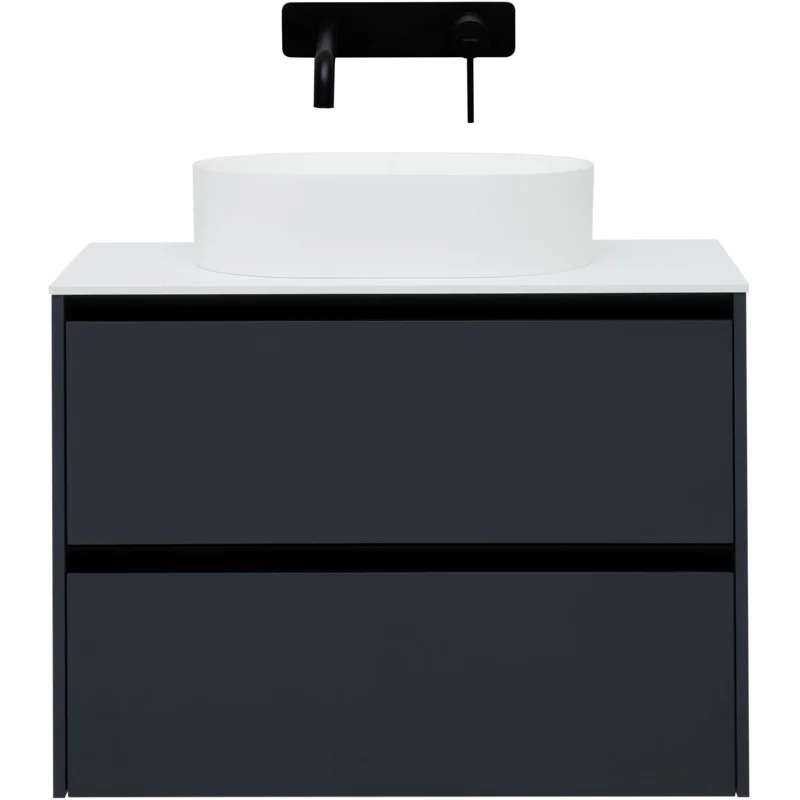 Тумба под раковину Allen Brau Activity 90 1.34005.AM антрацит матовый/черный браш