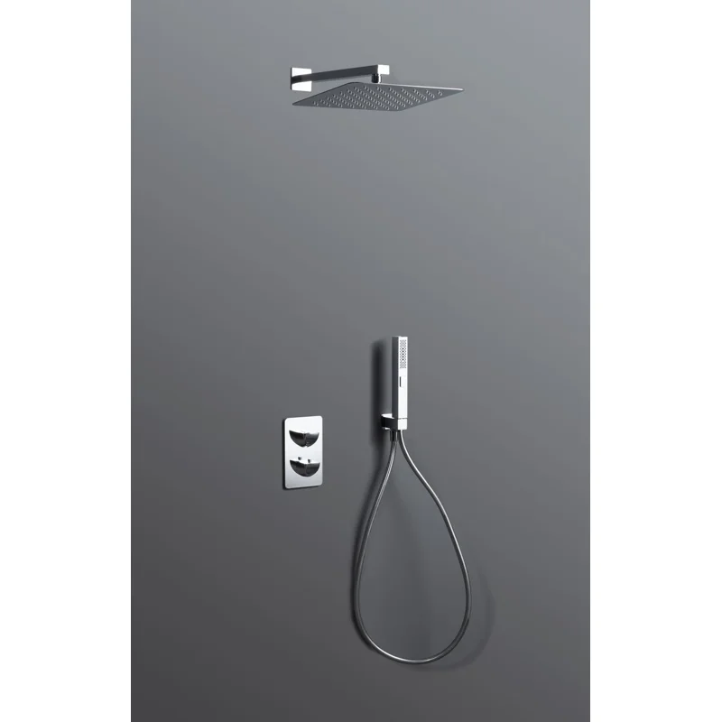 Душевой комплект Allen Brau Infinity 5.21016-00 (с внутренней частью, 2 выхода) хром