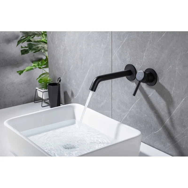 Смеситель для раковины Allen Brau Priority 5.31030-31 (с внутренней частью) черный матовый