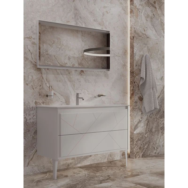 Тумба под раковину Allen Brau Paris 120 1.360003.BGM синий матовый