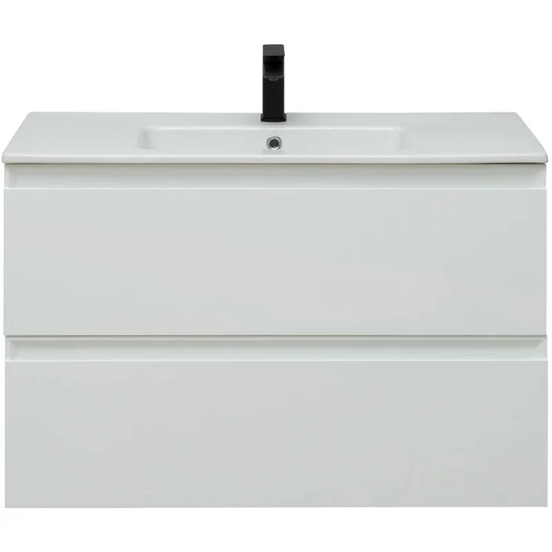 Тумба под раковину Allen Brau Eclipse 100 1.E1003.WM белый матовый