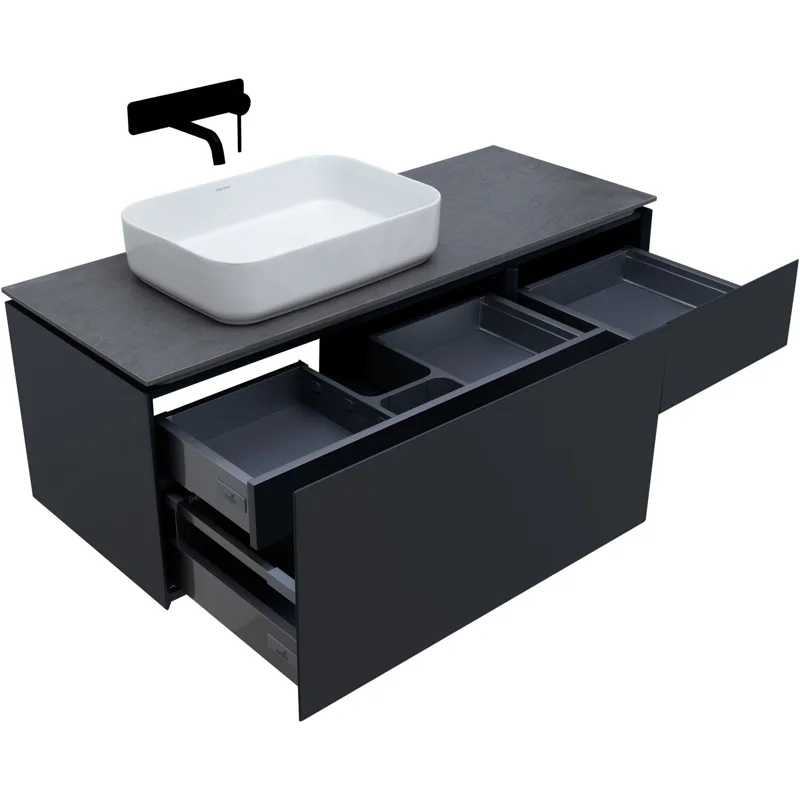 Тумба под раковину Allen Brau Infinity 120 1.21006.AM L антрацит матовый