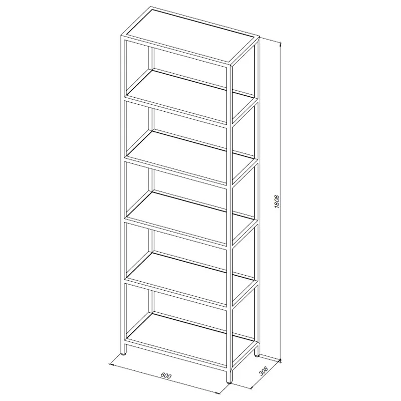 Стеллаж Allen Brau Liberty 60 1.33006.BB черный браш