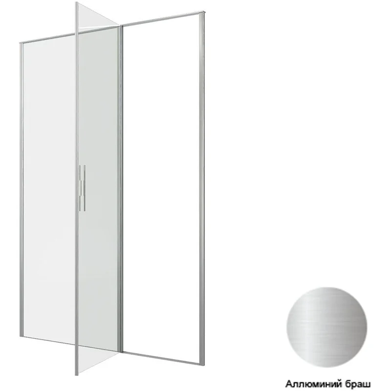Душевая дверь Allen Brau Priority 140 3.31035.BA серебро браш