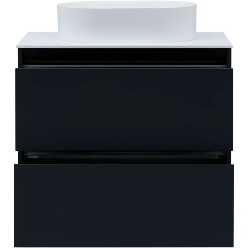 Тумба под раковину Allen Brau Activity 80 1.34004.AM антрацит матовый/черный браш