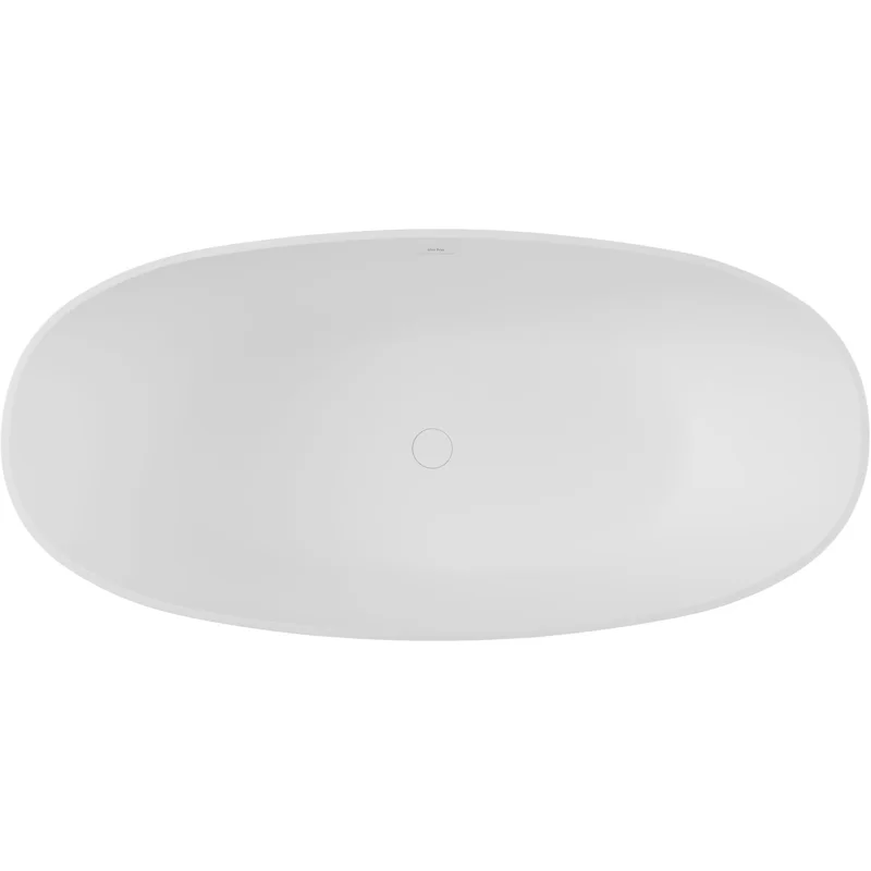 Ванна из искусственного камня Allen Brau Solid Stone Krion Oval 170x80 2.35003.21