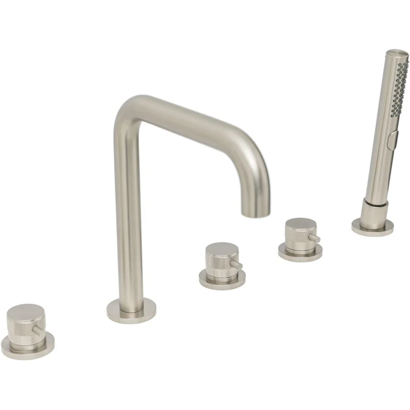 Смеситель на борт ванны Allen Brau Priority 5.31007-BN (с внутренней частью) никель браш