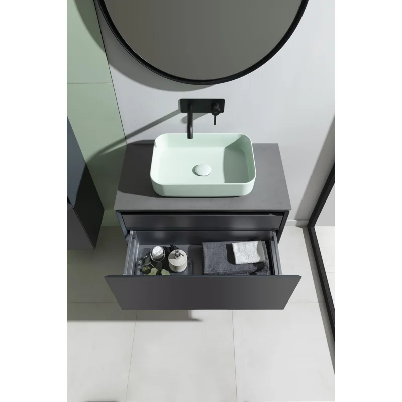 Тумба под раковину Allen Brau Infinity 85 1.21002.AM антрацит матовый