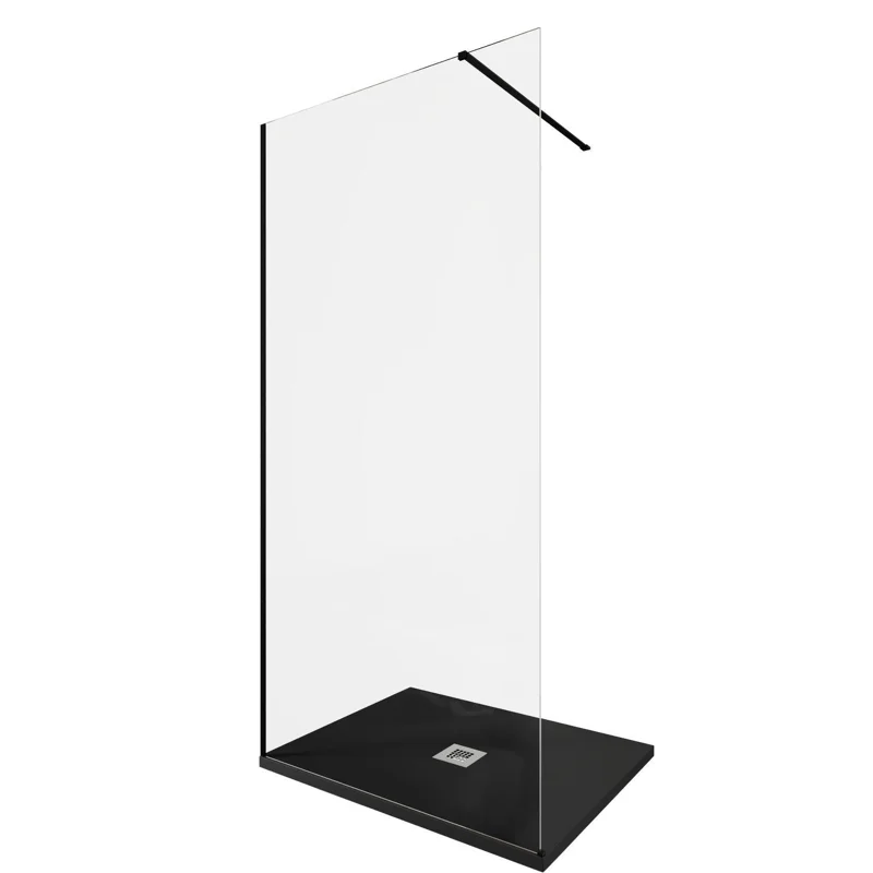 Душевая перегородка Allen Brau Infinity 1 100 3.21015.BBA черный браш