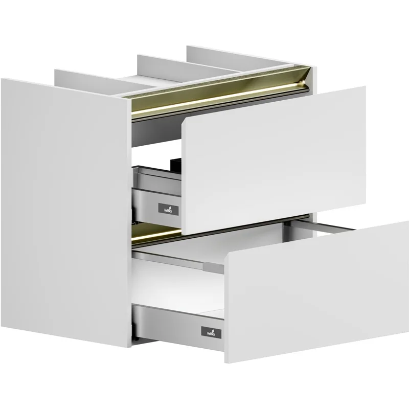 Тумба под раковину Allen Brau Activity 70 1.34011.WM белый матовый/олива браш