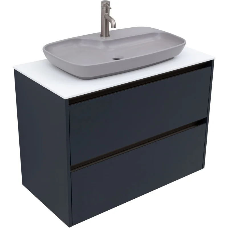 Тумба под раковину Allen Brau Activity 90 1.34013.AM антрацит матовый/олива браш