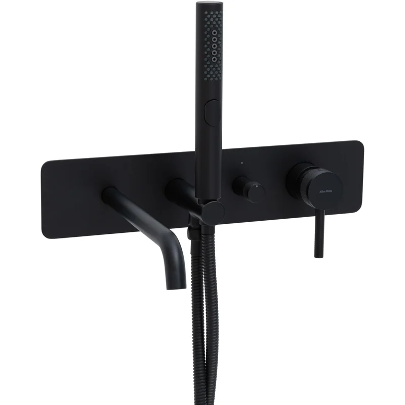 Смеситель для ванны Allen Brau Priority 5.31A05-31 (с внутренней частью) черный матовый