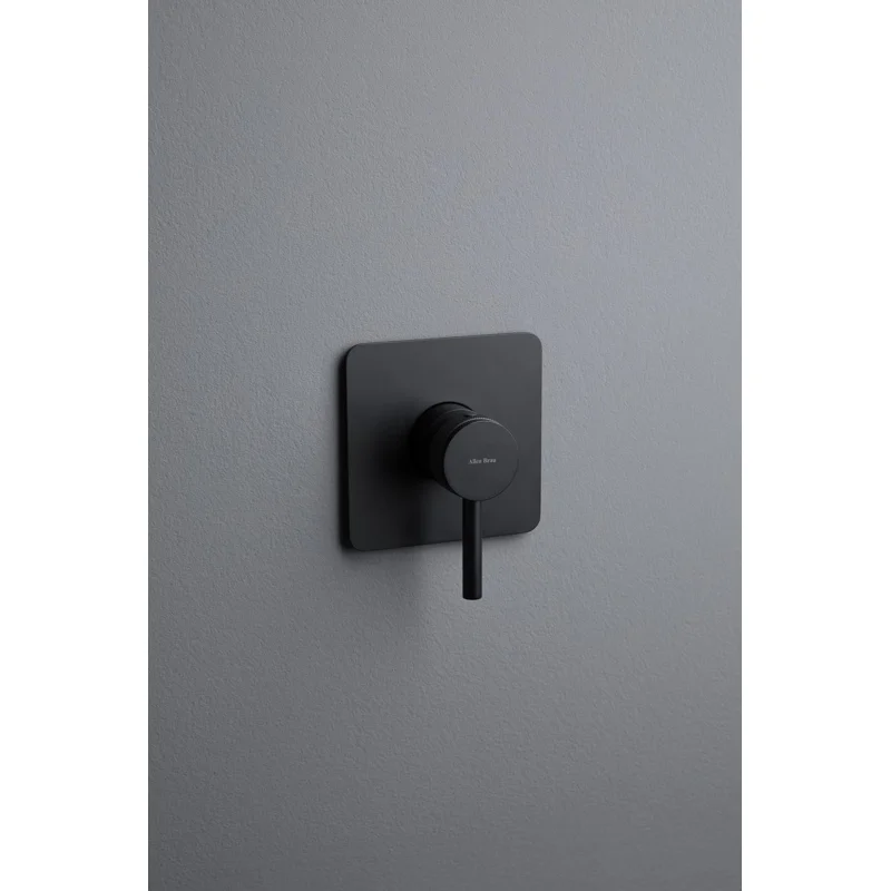 Смеситель для душа Allen Brau Priority X1 5.31012-31 (с внутренней частью, 1 выход) черный матовый