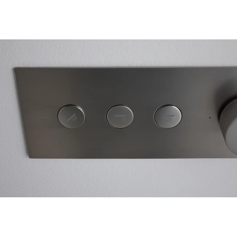 Смеситель для душа Allen Brau Liberty 5.33003-BN (с внутренней частью, 3 выхода) никель браш