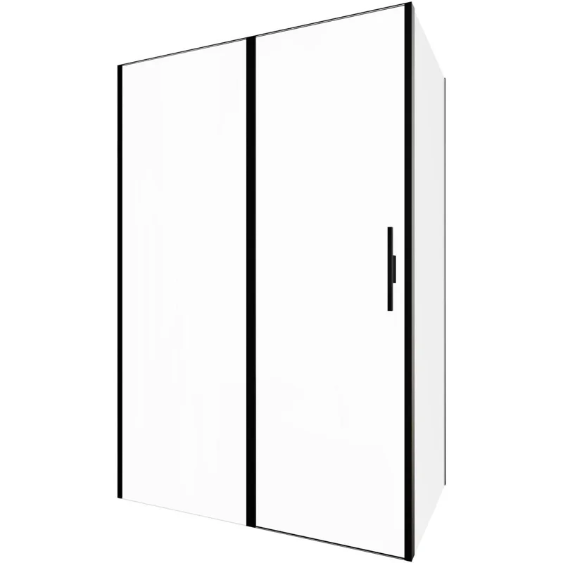 Душевой уголок Allen Brau Priority 140x90 3.31012.BBA + 3.31018.BBA черный браш Душевой уголок Allen Brau Priority 140x90 3.31012.BBA + 3.31018.BBA черный браш