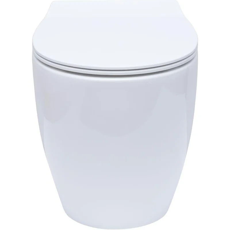 Чаша приставного унитаза Allen Brau Fantasy 4.11007.20 белый глянец