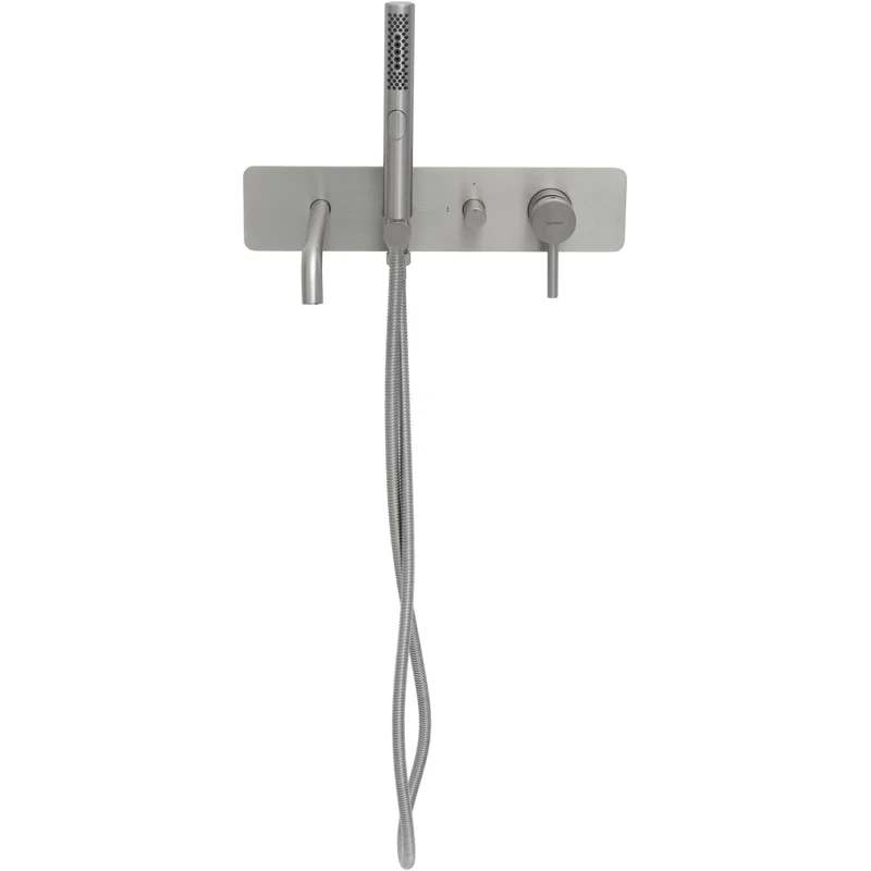 Смеситель для ванны Allen Brau Priority 5.31A06-BN (с внутренней частью) никель браш