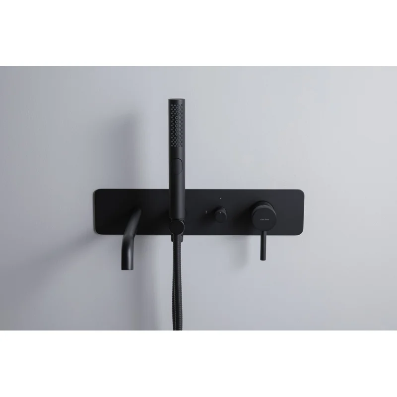 Смеситель для ванны Allen Brau Priority 5.31A05-31 (с внутренней частью) черный матовый