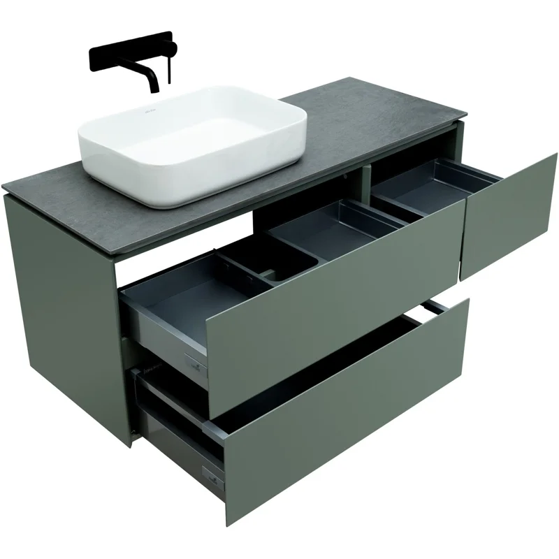 Тумба под раковину Allen Brau Infinity 120 1.21005.CGM L олива матовый