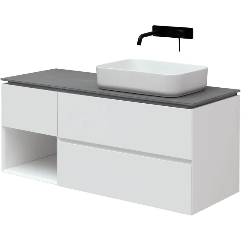 Тумба под раковину Allen Brau Infinity 120 1.21007.WM R белый матовый