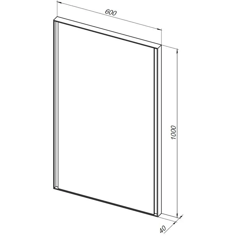Зеркало Allen Brau Infinity 60 1.21019.BL черный