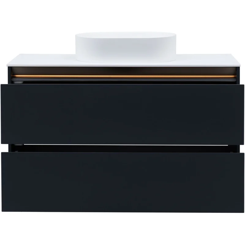 Тумба под раковину Allen Brau Activity 120 1.34015.AM антрацит матовый/олива браш