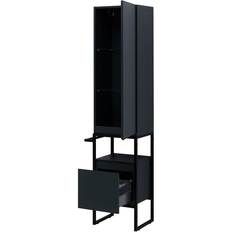 Шкаф-пенал Allen Brau Priority 40 1.31005.AM R антрацит матовый