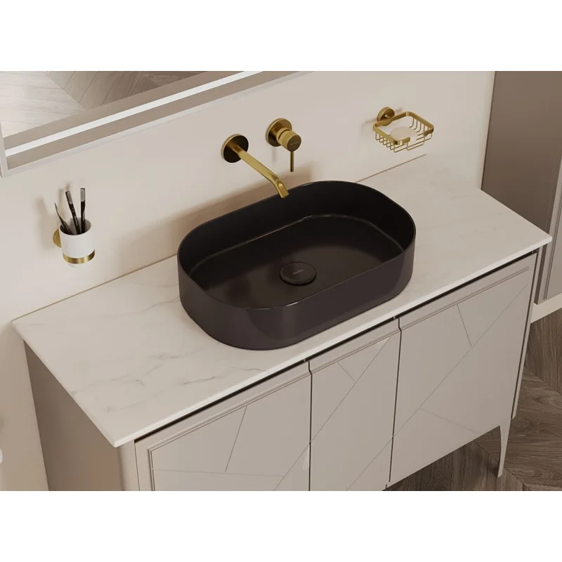 Смеситель для раковины Allen Brau Priority 5.31A03-GB (с внутренней частью) золото