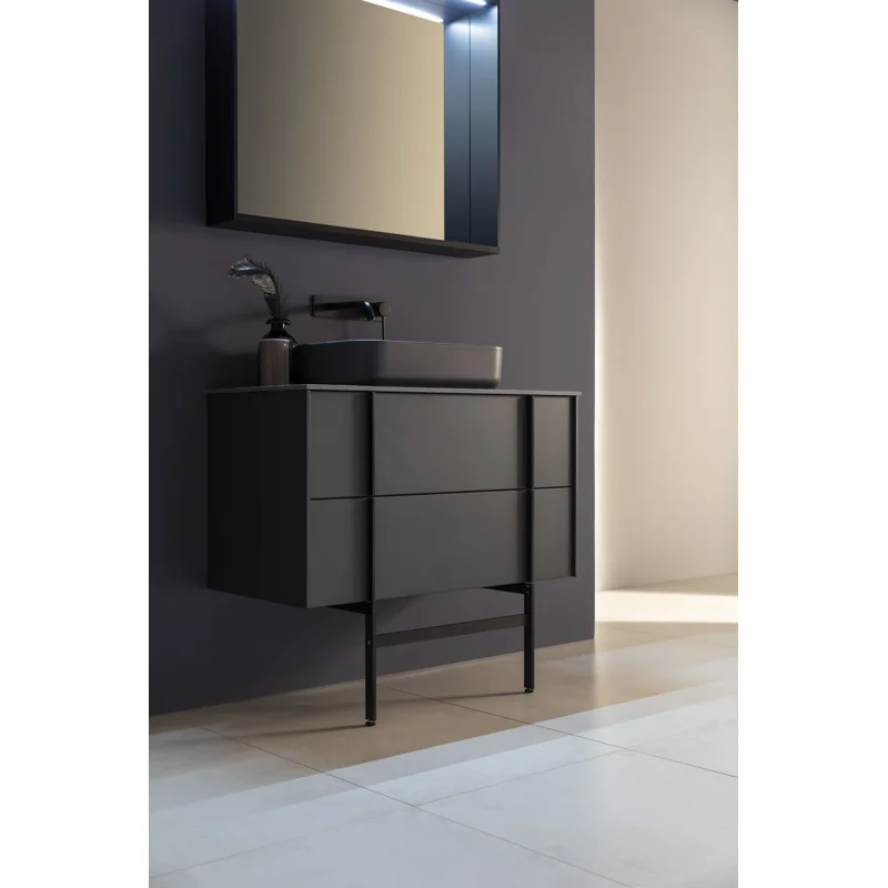 Тумба под раковину Allen Brau Reality 100 1.32007.AM антрацит матовый