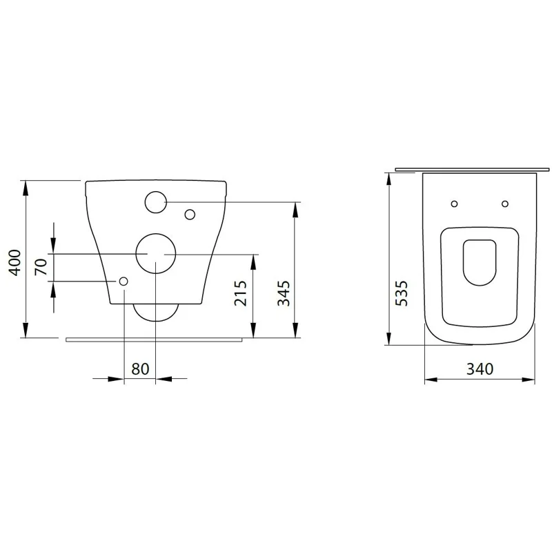 Унитаз с инсталляцией Allen Brau Infinity 4.21011.20/8.9466.0.000.000.1 белый глянец