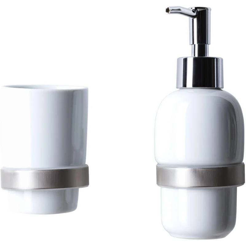 Стакан Allen Brau Priority 6.31002-BN белый/никель браш