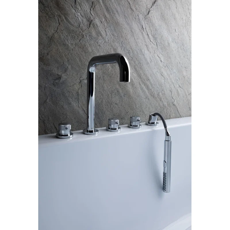 Смеситель на борт ванны Allen Brau Priority 5.31007-00 (с внутренней частью) хром