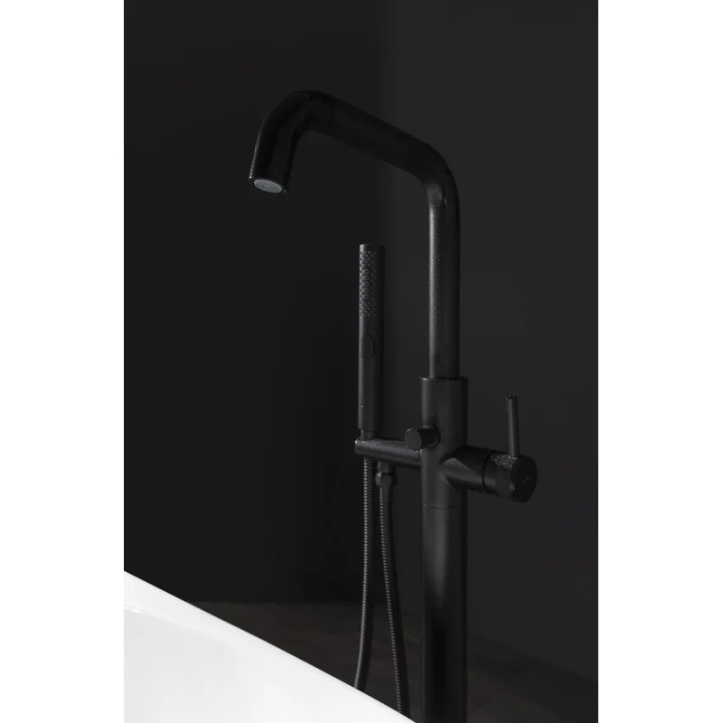 Смеситель для ванны Allen Brau Priority 5.31008-31 (с внутренней частью) черный матовый