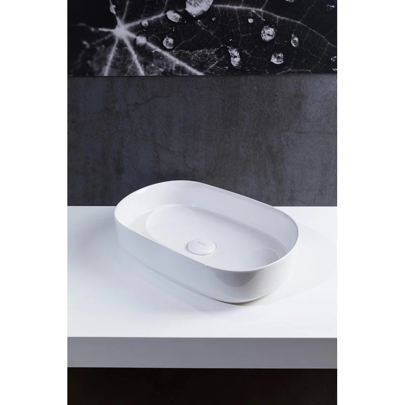 Раковина накладная Allen Brau Fantasy 55 4.11022.20 белый глянец