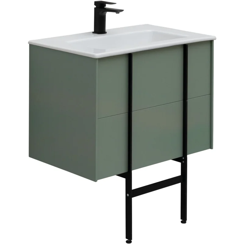 Тумба под раковину Allen Brau Reality 70 1.32004.CGM олива матовый