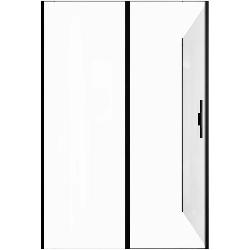 Душевой уголок Allen Brau Priority 140x100 3.31012.BBA + 3.31021.BBA черный браш