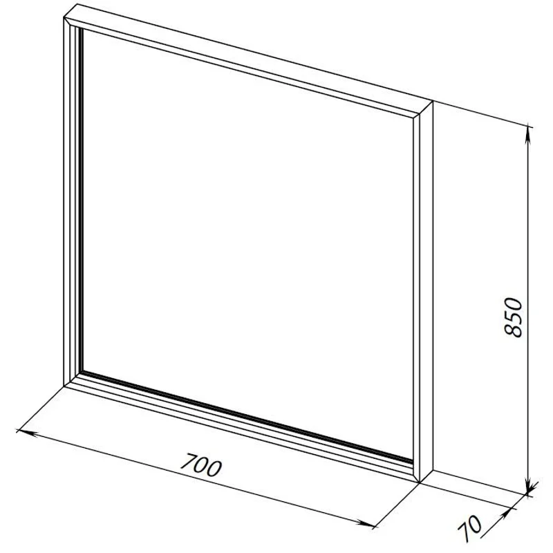 Зеркало Allen Brau Liberty 70 1.330013.60 медь браш