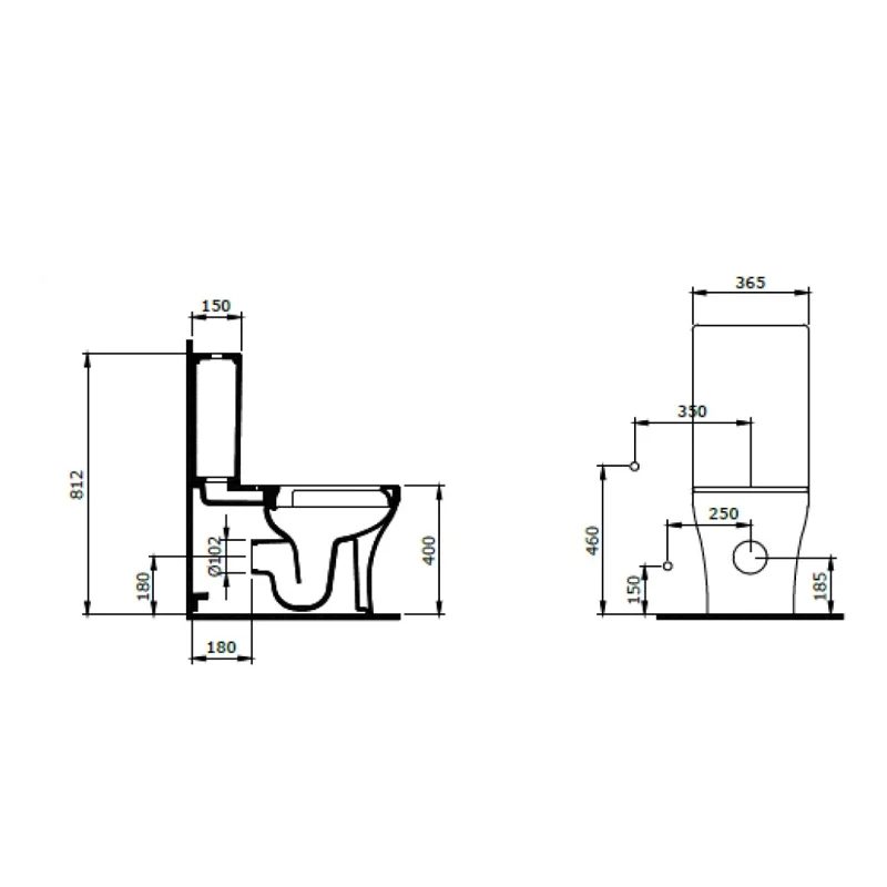 Бачок для унитаза Allen Brau Priority/Infinity 4.XX000.20 белый глянец